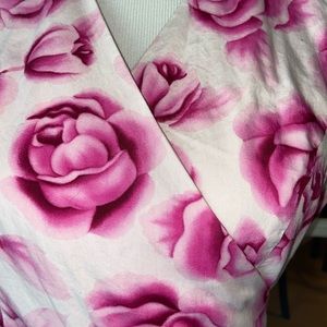 J Peterman Rose Pink 1947 Cotton Shirt Dress